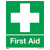 Worksafe SS26V1 Safety Sign - First Aid - Self-Adhesive Vinyl
