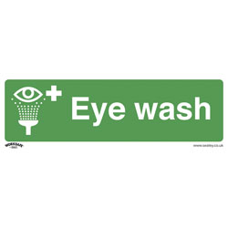 Worksafe SS58P1 Safe Conditions Safety Sign - Eye Wash - Rigid Plastic