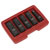 Sealey SX1820 Deep Imp Socket Set 1/2Sq Drive 80mm Double Ended 18.5-22.5mm 5pc