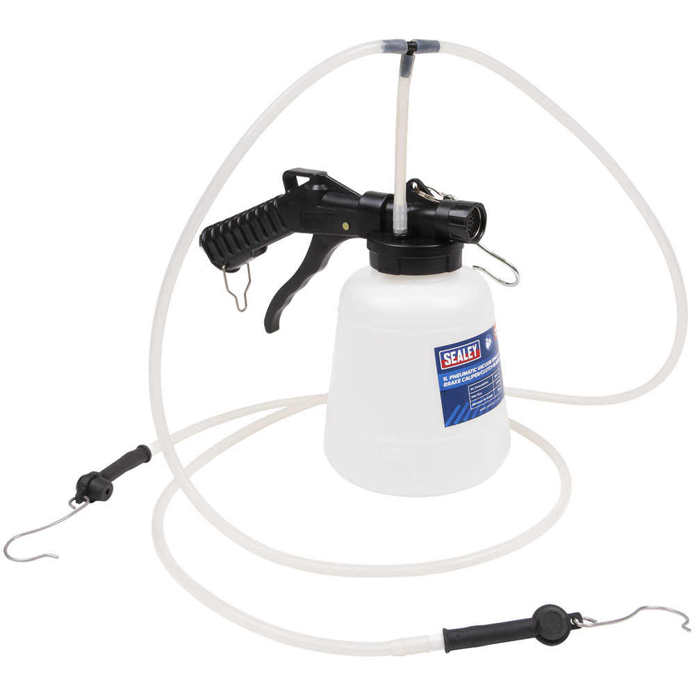 Sealey VS020TC Brake Caliper/Clutch Bleeder 1L Pneumatic Vacuum Single ...