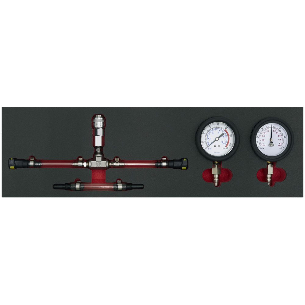 Sealey VS550 Fuel Pressure Gauge Set Rapid Online