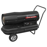 Sealey AB2050 Space Warmer Kerosene/Diesel Heater with Wheels 205,000Btu/hr