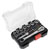 Sealey AK2111 Premier Socket & Colour-Coded Bit Set 1/4Sq Drive 31pc