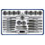 Sealey AK3024IMP Imperial Tap & Split Die Set 24pc