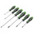 Sealey AK4940HV Premier Hammer-Thru Screwdriver Set 6pc - Hi-Vis Green