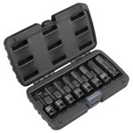 Sealey AK5600 Premier Imperial Hex Impact Socket Bit Set 1/2Sq Drive 8pc
