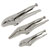 Sealey AK6876 Premier Locking Pliers Set 3pc