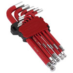 Sealey AK71640 Premier Long Ball-End Hex Key Set 11pc