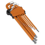Sealey AK7175 Premier Imperial Extra-Long Ball-End Hex Key Set 9pc