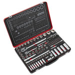 Sealey AK7926 Premier Platinum Socket Set 1/4 & 1/2Sq Drive 108pc