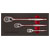 Sealey AK7933 Premier Platinum PearHead Ratchet Wrench Set with Flip Reverse 3pc