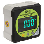 Sealey AK9991 Inclinometer Digital with Laser
