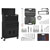Sealey AP22BKCOMBO American PRO Topchest & Rollcab Combi 170pc Tool Kit Black