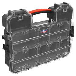 Sealey APAS10R Parts Storage Case with Fixed & Removable Compartments