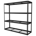 Sealey APMR1 Heavy-Duty Modular Racking Unit - 4 Mesh Shelves 300kg 1820mm