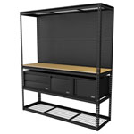 Sealey APMWBCOMBO1 Heavy-Duty Modular Workbench & Racking Kit - 3 Storage Units