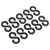 Sealey BSH10 Plastic Chain S-Hook - Pack of 10