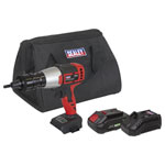 Sealey CP20VNRKIT1 SV20 Series Brushless Cordless Nut Riveter 20V 2Ah