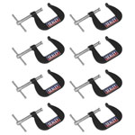 Sealey GCC03 Junior C-Clamp Set 38mm x 38mm 8pc