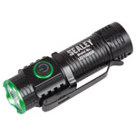 Sealey LED1000SB Super Beam 1000lm Rechargeable SMD LED 10W Pocket Light