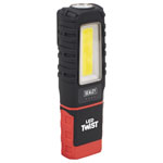 Sealey LED601 LED Twist Rechargeable Inspection Light 5W COB & 1W SMD