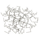 Sealey RE08W Wave Staple 0.8mm - Pack of 100