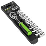 Sealey S01240 Siegen Socket Set 1/4Sq Drive 12pc