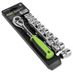 Sealey S01242 Siegen Socket Set 3/8Sq Drive 12pc