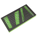 Sealey S01273 Siegen Combination & Deep Offset Spanner Set with Tool Tray 20pc