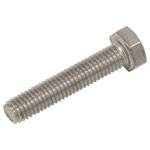 Sealey S525 Stainless Steel Hex Head Set Screw DIN 933 - M5 X 25 A2 - Pack of 50