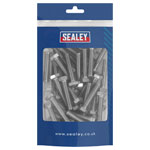 Sealey S840S Stainless Steel Set Screw - M8 x 1.25 Pitch, DIN 933 - Pack of 50