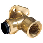 Sealey SBA15BWE SharkBite Brass Wingback Elbow 15mm x 1/2BSP