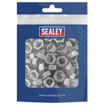Sealey SS8 Stainless Steel Full Nut M8 x 1.25 pitch, DIN 934 - Pack of 100