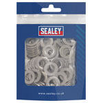 Sealey SSW10 Stainless Steel Flat Washer DIN 125 - M10 A2 - Pack of 100