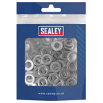 Sealey SSW8 Flat Washer Stainless Steel M8, DIN 125 - Pack of 100