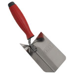 Sealey T1802 Stainless Steel Internal Corner Trowel with Rubber Handle 120x60mm