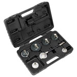 Sealey VS0204C Brake & Clutch Pressure Bleeder Cap Set 7pc