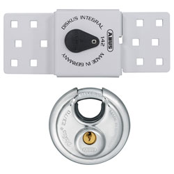 ABUS 83983 142 Series Sliding Door Van Lock & 23/70mm Diskus® Padlock