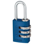 ABUS 46568 145/20 20mm Aluminium Combination Padlock Blue