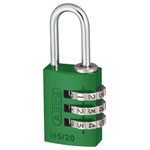 ABUS 46571 145/20 20mm Aluminium Combination Padlock Green