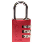 ABUS 46578 145/30 30mm Aluminium Combination Padlock Red