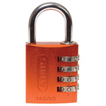 ABUS 49527 145/40 40mm Aluminium Combination Padlock Orange