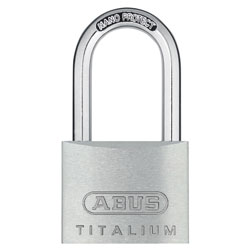 ABUS 54579 64TI/40mm TITALIUM™ Padlock 40mm Long Shackle Keyed Alike KA6411