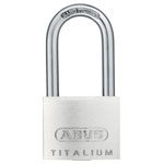 ABUS 55021 64TI/40mm TITALIUM™ Padlock 40mm Long Shackle Carded