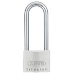 ABUS 56208 64TI/50mm TITALIUM™ Padlock 80mm Long Shackle