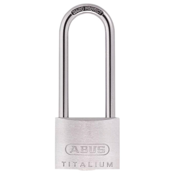  56377 64TI/40mm TITALIUM™ Padlock 63mm Long Shackle Carded