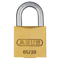 ABUS 02322 65/20mm Brass Padlock Keyed Alike 202