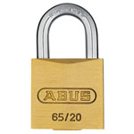 ABUS 02322 65/20mm Brass Padlock Keyed Alike 202