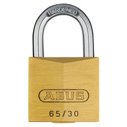 ABUS 02335 65/30mm Brass Padlock Keyed Alike 303