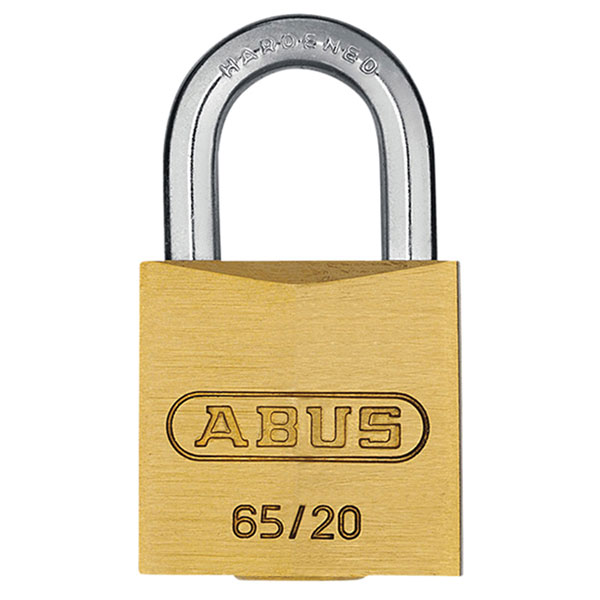 ABUS 11400 65/20mm Brass Padlock Keyed Alike 6204